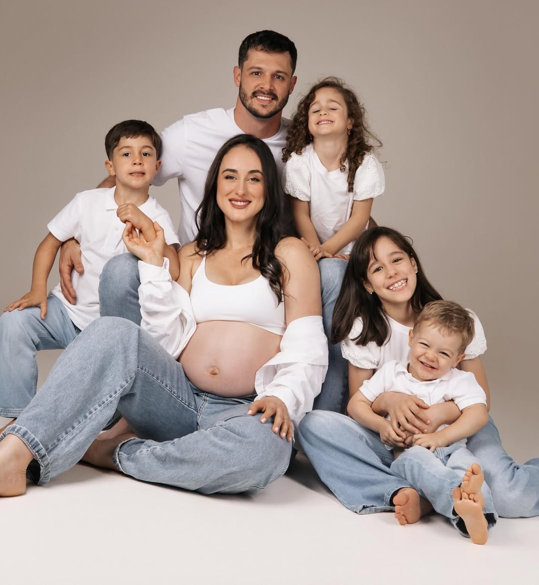 Anna Paula e família